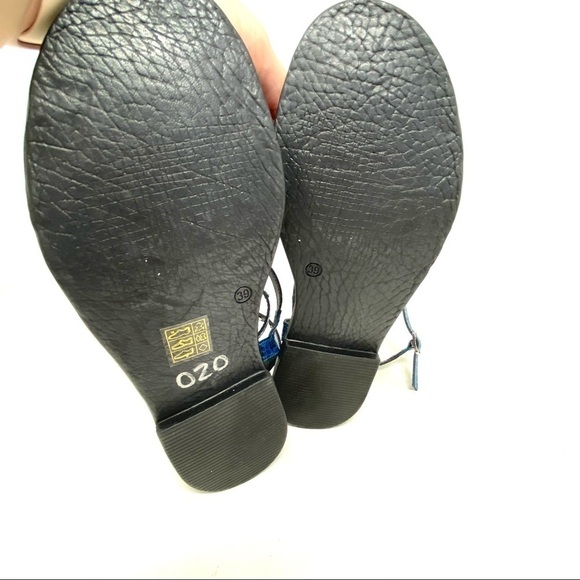 Free People Blue Dani Studded Gladiator Sandals - Picture 6 of 7